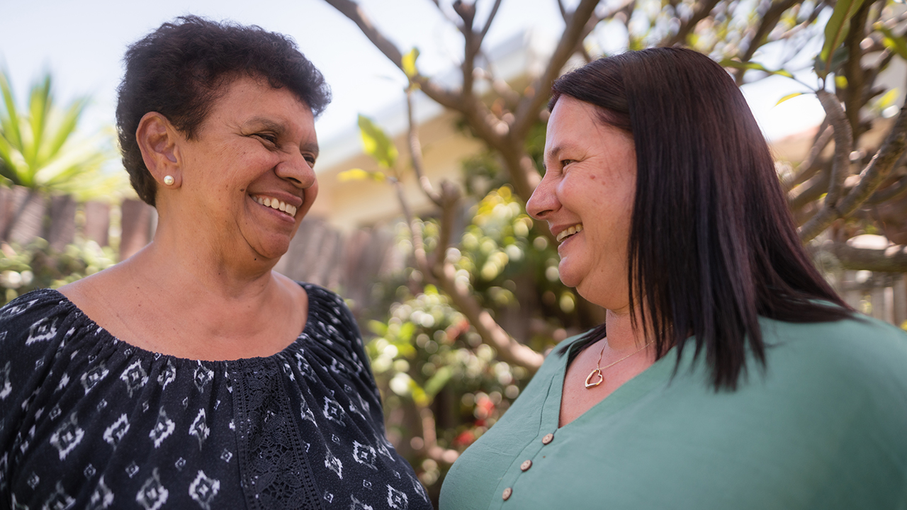 Julie and Joyce – aged care